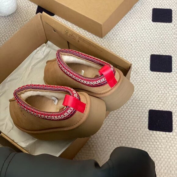 Ugg Tazz Platform Slippers Chestnut - Picture 6 of 8